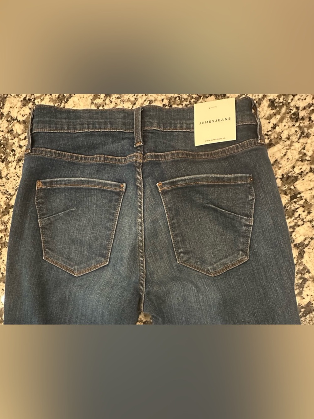 James Jeans Twiggy Drifter Cropped Frayed-Hem Skinny Jeans Sz29 NWT - Picture 4 of 10